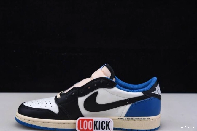Kicktheory x DM7866-140 Fragment Low Design Jordan Scott 1 Retro x Travis Air 0816